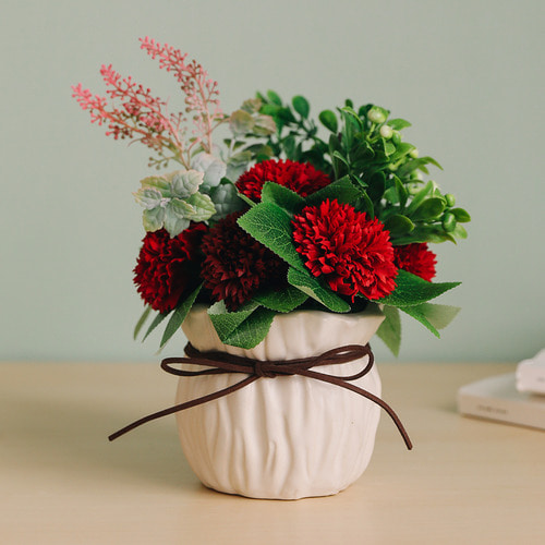로맨틱 카네이션 센터피스-비누꽃,선물